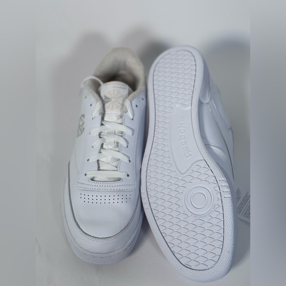 NWB Reebok Club C 85 GZ3655 White Leather Low Top Tennis Sneaker - Picture 8 of 8